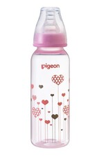 Pigeon Pigeon Flexible Bottle PP Pink Heart 240ml