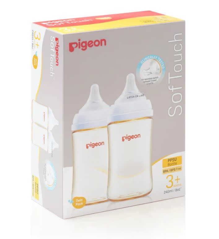 Pigeon Pigeon Softouch III Bottle PPSU Twin Pack 240ML