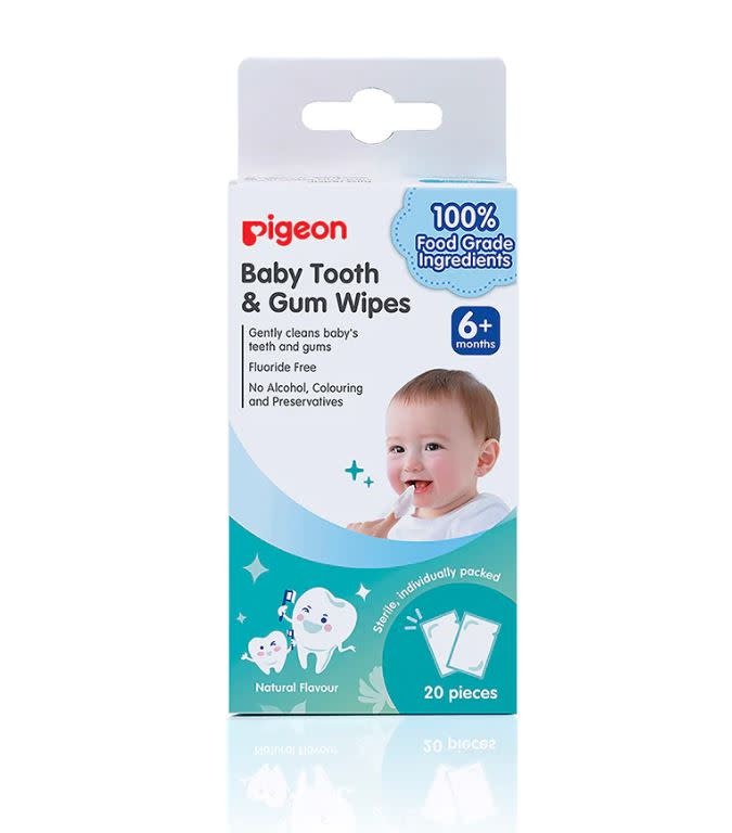 Pigeon Pigeon Baby Tooth & Gum Wipes 20s
