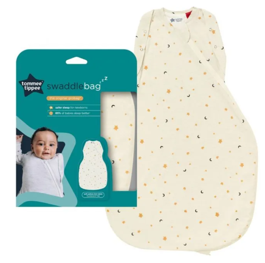 Tommee Tippee Tommee Tippee 2.5 Tog Swaddle bag Oatmeal Star