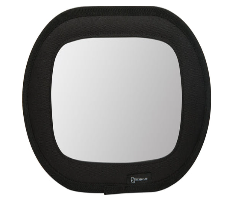 Infa Group InfaSecure Deluxe Fabric Mirror Black