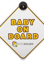 Infa Group InfaSecure Baby on Board Sign Yellow