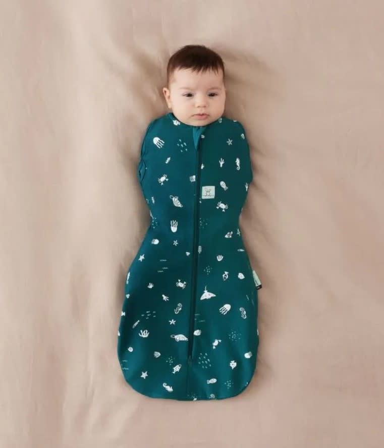 ErgoPouch ErgoPouch Cocoon Swaddle Bag 1.0 Tog Ocean