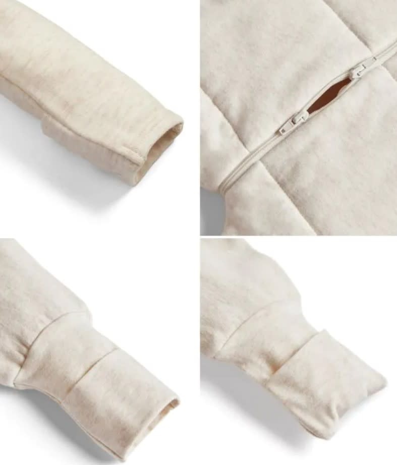 ErgoPouch ErgoPouch 1.0 Tog Sleep Onesie Oatmeal Marle