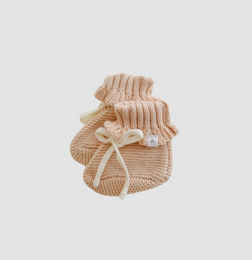 Ziggy Lou Ziggy Booties Peach Frill - 3-6M