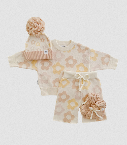 Ziggy Lou Ziggy Booties Peach Frill - 3-6M