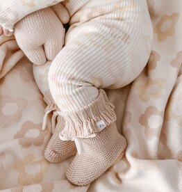 Ziggy Lou Ziggy Booties Peach Frill - 3-6M