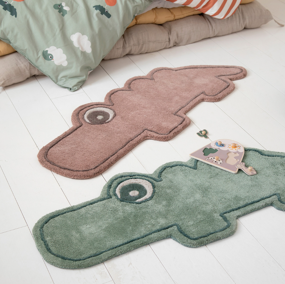 Done By Deer Done By Deer Rug Croco (110 x 46 cm)