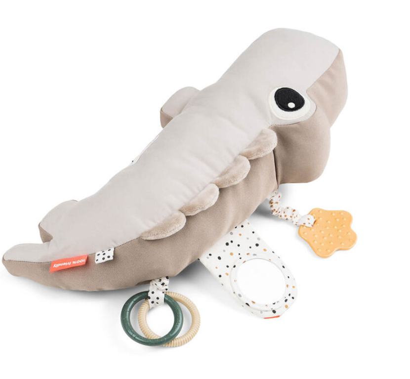 Done By Deer Done By Deer Tummy Time Activity Toy Croco Sand