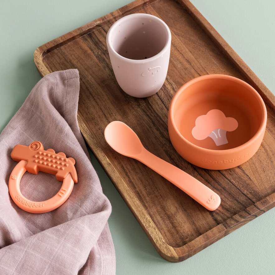 Done By Deer Done By Deer Silicone first meal set