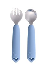 Cherub Baby Cherub Baby Silicone & Steel Toddler Cutlery Set
