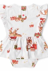 Snuggle Hunny Kids Snuggle Hunny Reindeer Organic Dress