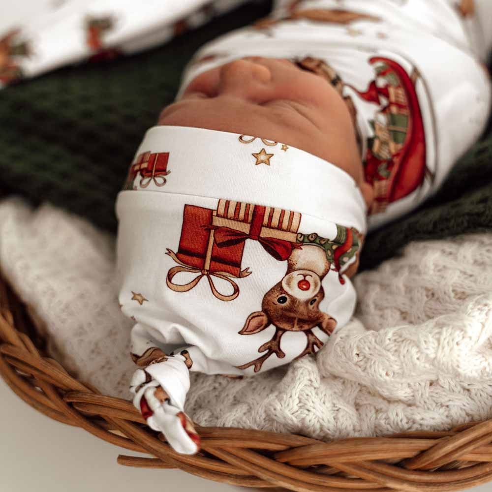 Snuggle Hunny Kids Snuggle Hunny Reindeer Organic Knotted Beanie