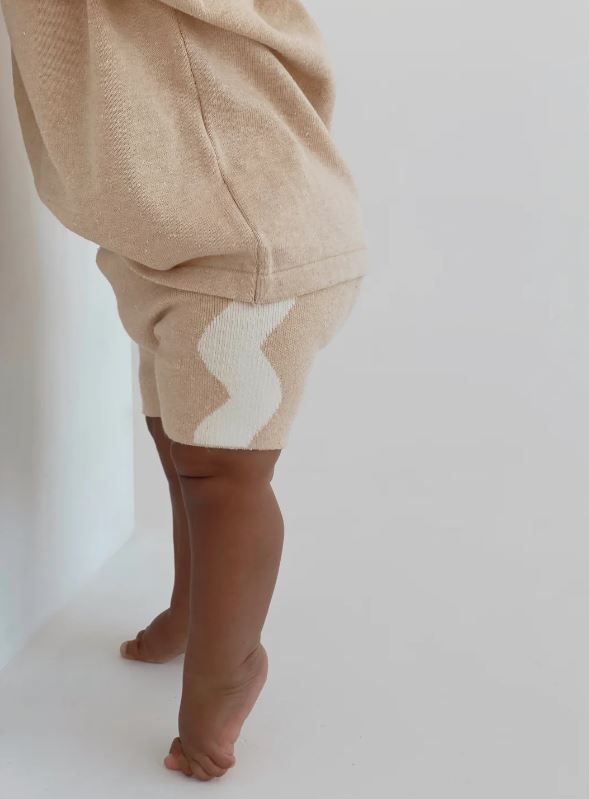 Ziggy Lou Ziggy Lou Bike Shorts Sand Fleck - 2 Y