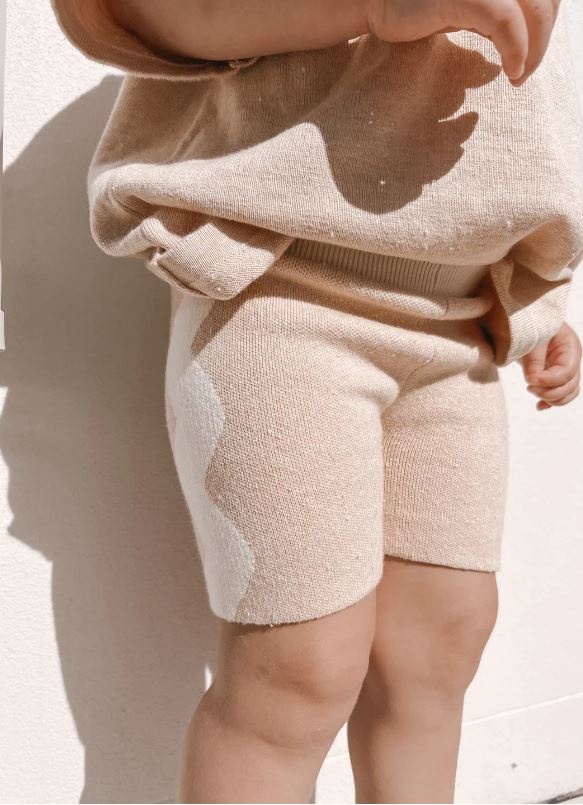 Ziggy Lou Ziggy Lou Bike Shorts Sand Fleck - 2 Y