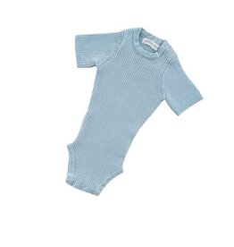 Ziggy Lou Ziggy Lou Sea Summer Ribbed Bodysuit 0-3M