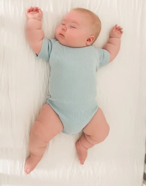 Ziggy Lou Ziggy Lou Sea Summer Ribbed Bodysuit 0-3M