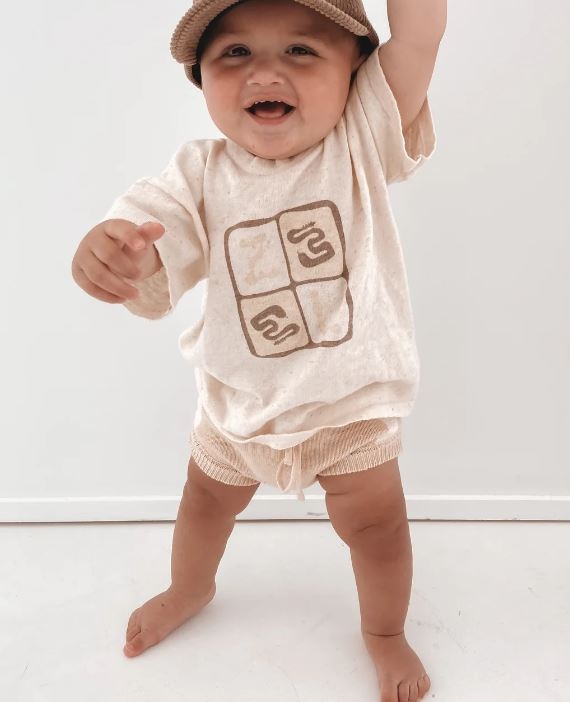 Ziggy Lou Ziggy Lou Sand Fleck Bloomers - 6-12m