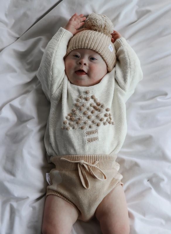 Ziggy Lou Ziggy Lou Sand Fleck Bloomers - 6-12m