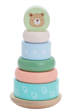 Bubble Bubble Wooden Bear Stacking Rings