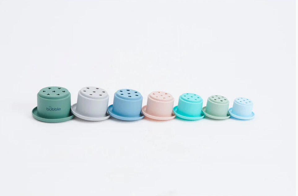 Bubble Bubble Silicone Stacking Cups