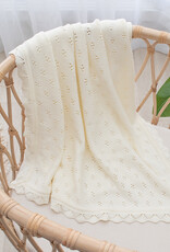 Living Textiles Living Textiles Bamboo Cotton Heirloom Blanket
