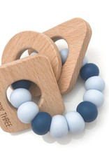 OneChewThree OneChewThree Shapes Silicone and Beech Wood Teether