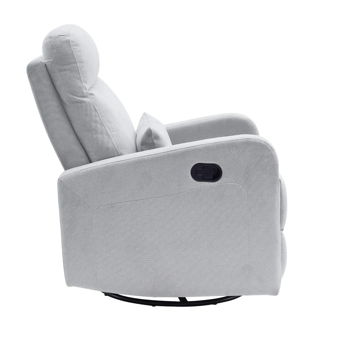 Cocoon Cocoon Plush Reclining Glider Chair Pebble Grey