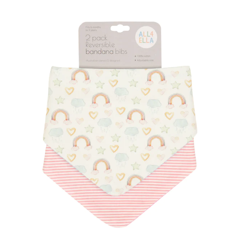 All4Ella All4Ella Bandana bibs 2pk