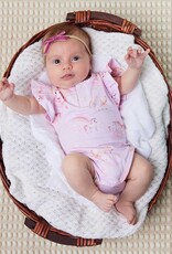 Snuggle Hunny Kids Snuggle Hunny Unicorn Short Sleeve Organic Bodysuit with Frill