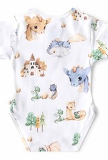 Snuggle Hunny Kids Snuggle Hunny Dragon Short Sleeve Organic Bodysuit