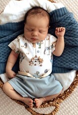 Snuggle Hunny Kids Snuggle Hunny Dragon Short Sleeve Organic Bodysuit