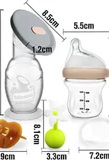 Haakaa Haakaa New Mum Premium Pack (150ml Breast Pump, Glass Bottle, White Flower Stopper, PP Cap, Sealing Disc, Nanosilver Dummy)