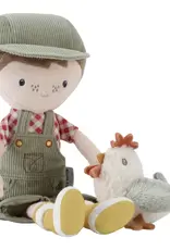 Little Dutch Little Dutch Cuddle Doll Farmer Jim with Chicken 35cm