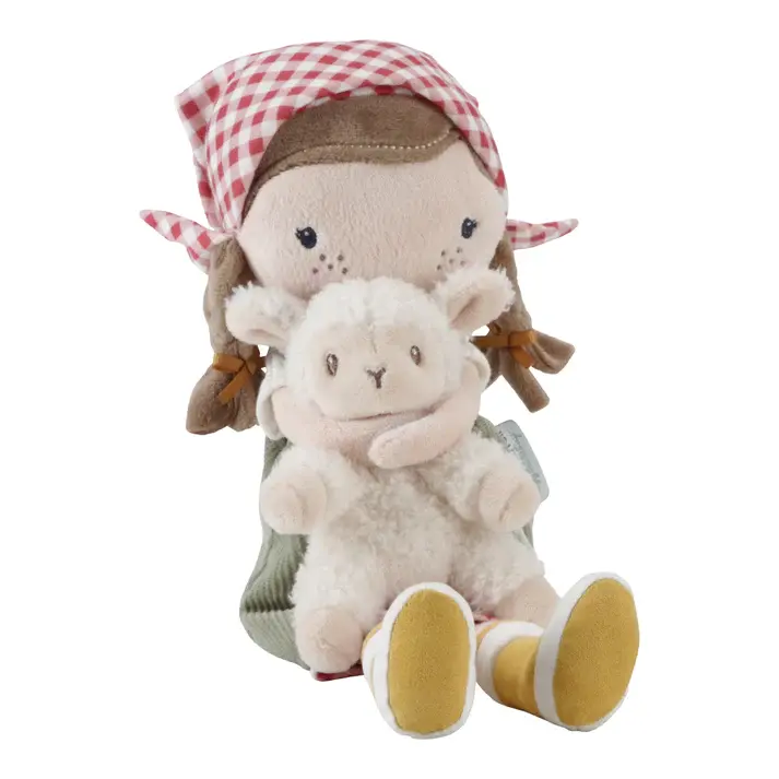 Little Dutch Little Dutch Cuddle Doll Farmer Rosa with Sheep 35cm