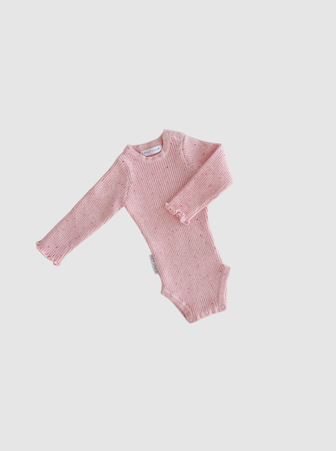 Ziggy Lou Ziggy Lou Bodysuit Berry Fleck - Newborn
