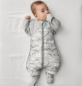 Love To Dream Love To Dream Swaddle Up™ Transition Suit Extra Warm 3.5 Tog - Grey - Penguin Parade