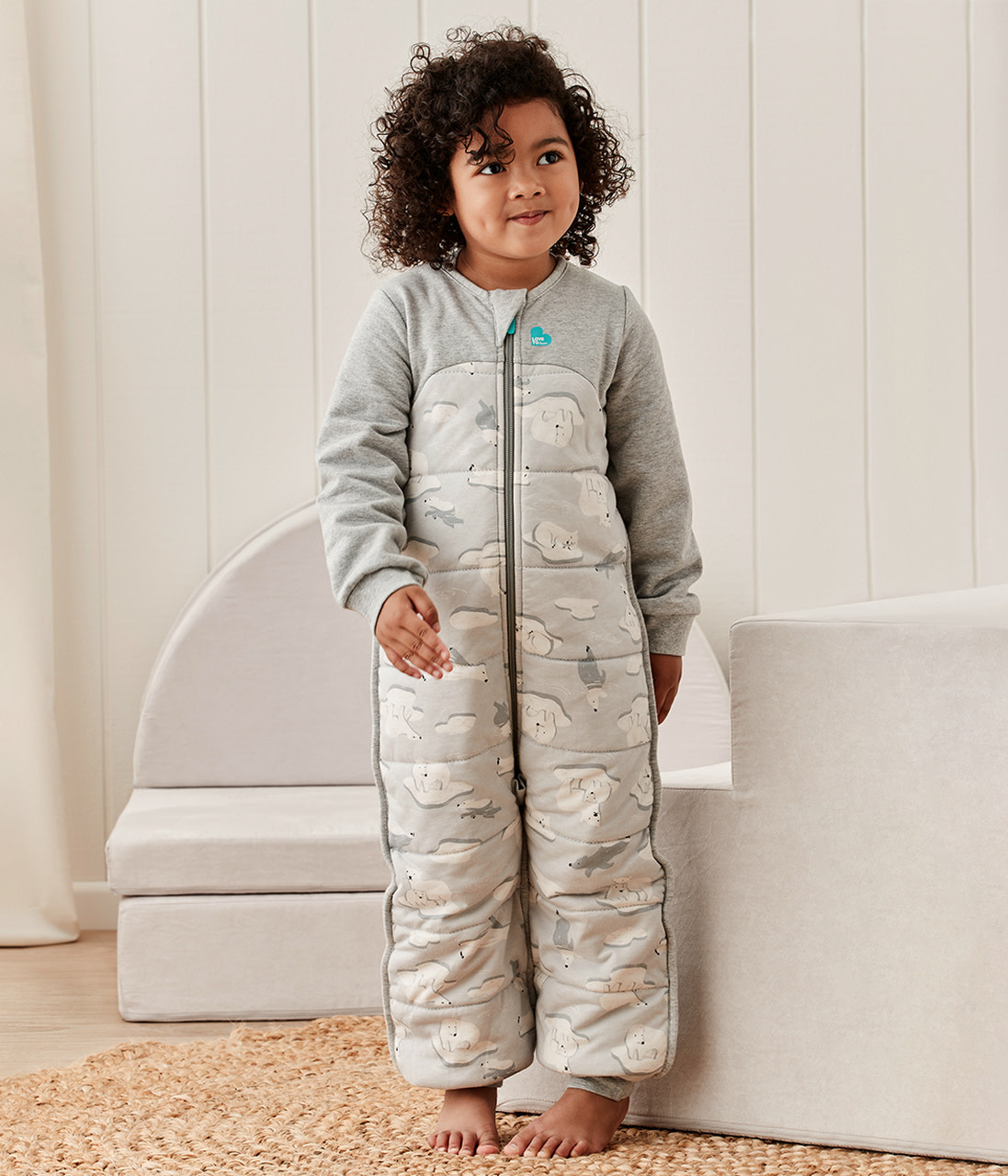 Love To Dream Love To Dream Sleepsuit - Extra Warm 3.5 Tog Grey - South Pole