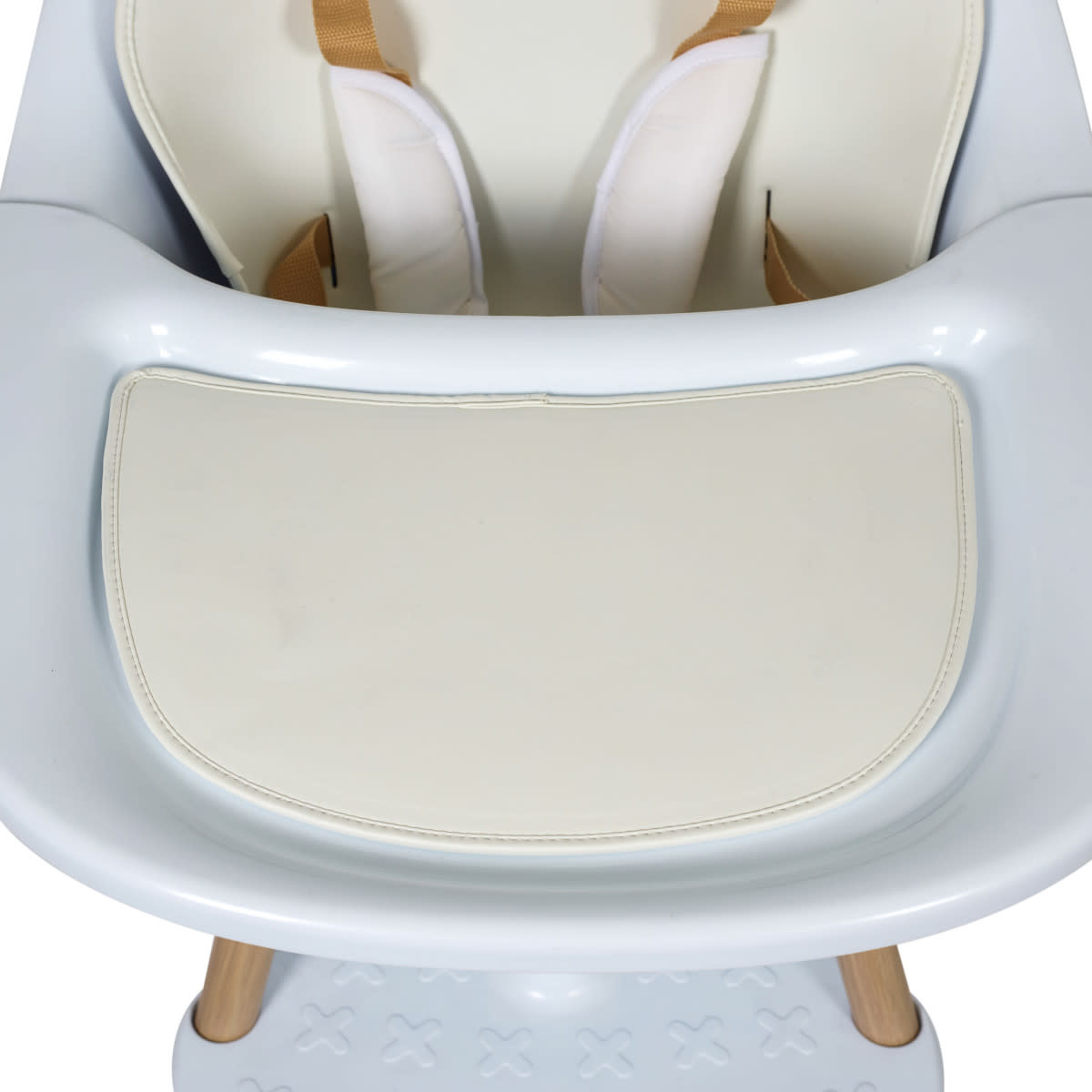 Quax Quax Ultimo 3 Luxe High Chair - White-Natural