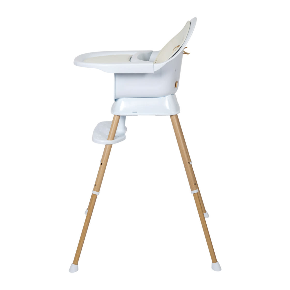 Quax Quax Ultimo 3 Luxe High Chair - White-Natural