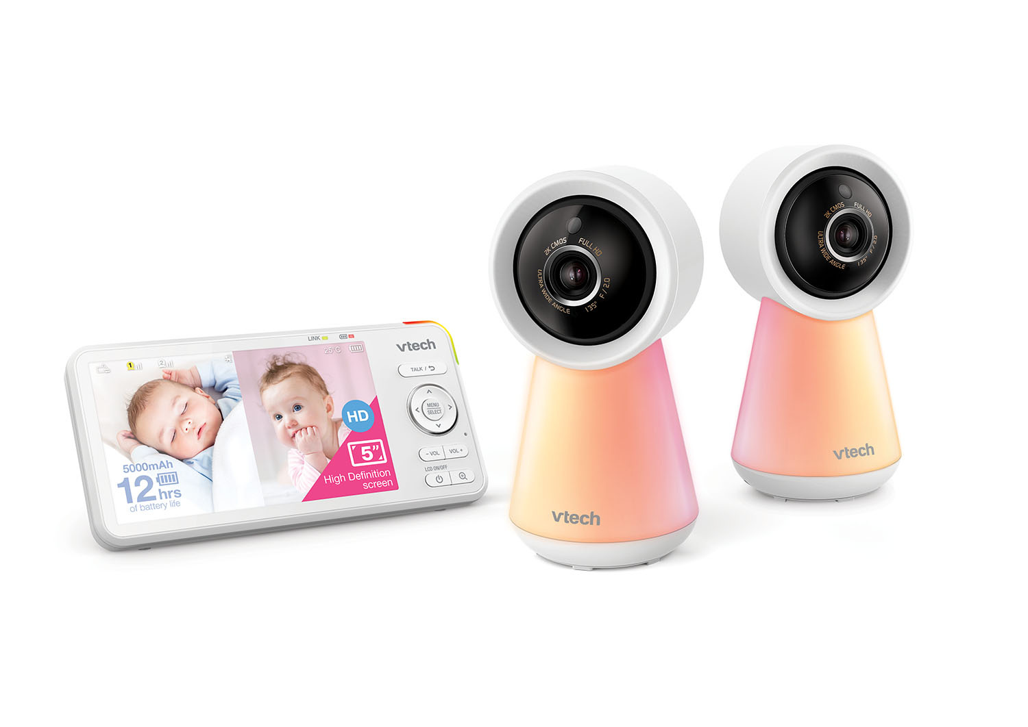 VTech Vtech RM5754HDV2 2 - Camera Smart HD Video Monitor With Remote Access
