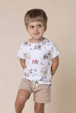 Snuggle Hunny Kids Snuggle Hunny Diggers & Tractors Organic T-Shirt