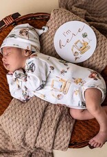 Snuggle Hunny Kids Snuggle Hunny Diggers & Tractors Long Sleeve Organic Bodysuit