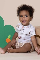 Snuggle Hunny Kids Snuggle Hunny Diggers & Tractors Short Sleeve Organic Bodysuit