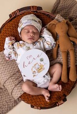 Snuggle Hunny Kids Snuggle Hunny Diggers & Tractors Long Sleeve Organic Bodysuit