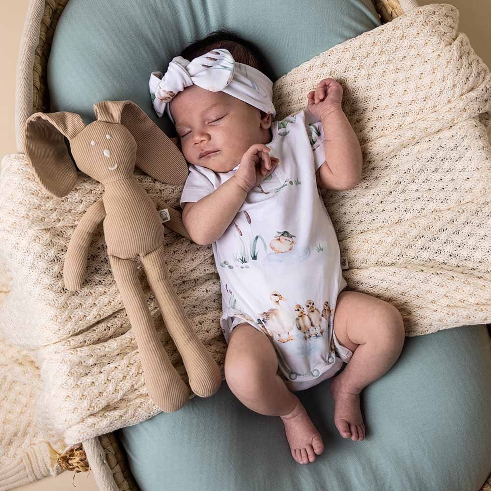 Snuggle Hunny Kids Snuggle Hunny Duck Pond Short Sleeve Organic Bodysuit
