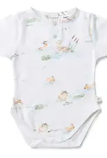 Snuggle Hunny Kids Snuggle Hunny Duck Pond Short Sleeve Organic Bodysuit