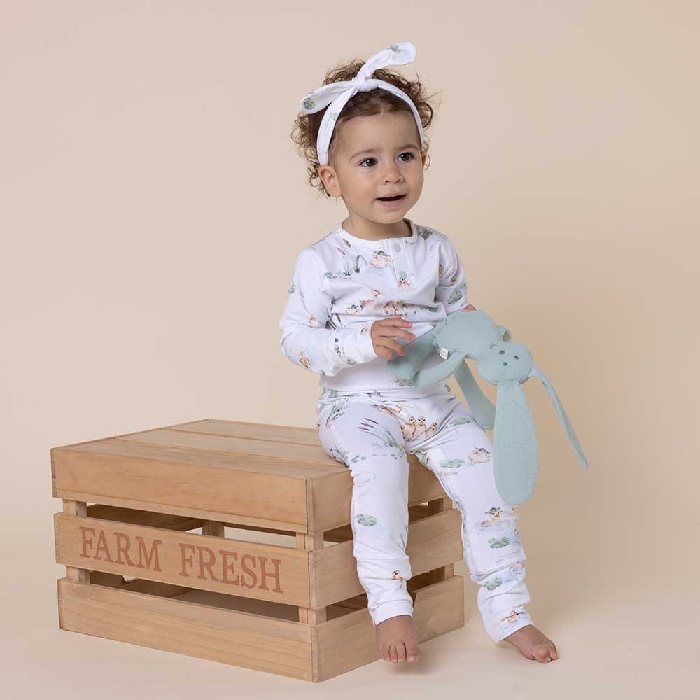 Snuggle Hunny Kids Snuggle Hunny Duck Pond Organic Growsuit