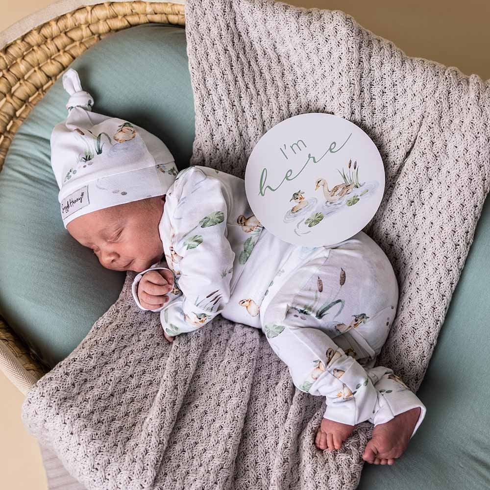 Snuggle Hunny Kids Snuggle Hunny Duck Pond Organic Growsuit