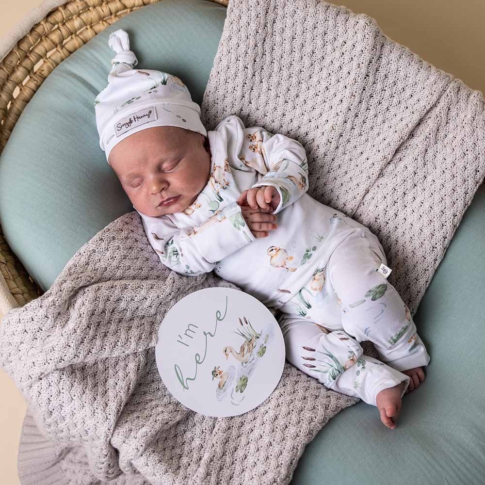 Snuggle Hunny Kids Snuggle Hunny Duck Pond Organic Growsuit